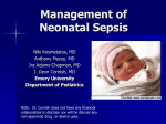 Management of Neonatal Sepsis - Emory Department of Pediatrics