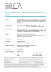 Breast Pathway Group – Capecitabine in Advanced Breast Cancer