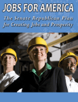 The Senate Republican Plan for Creating Jobs and Prosperity