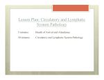 Lesson Plan: Circulatory and Lymphatic System Pathology