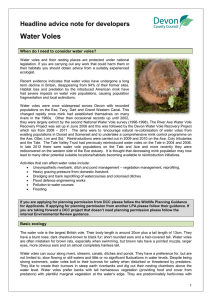 Water Voles - We can`t sign you in