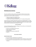 Marketing Course Summary - Kellogg School of Management