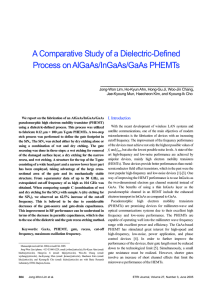A Comparative Study of a Dielectric-Defined Process