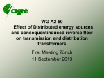 WG A2 50 Effect of Distributed energy sources and