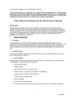 FISA`s Minimum Guidelines for the Safe Practice of