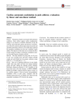 Cardiac autonomic modulation in judo athletes: evaluation by linear