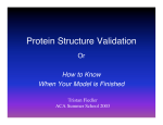 Protein Structure Validation