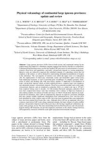 Physical volcanology of continental large igneous provinces: update