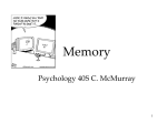 Memory - McMurray VMC