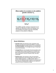 Phenotype-Genotype covariances, statistical background