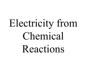 Electrochemistry