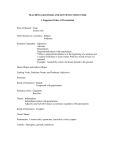 1. Grammar and Sentence Structure Order of presentation