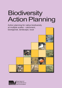 Biodiversity Action Planning - Department of Environment, Land