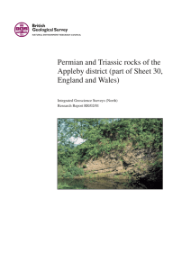Permian and Triassic rocks of the Appleby district (part of Sheet 30