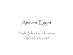 Ancient Egypt - Thomas County Schools