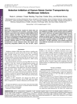 Selective Inhibition of Human Solute Carrier Transporters by