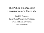 The Public Finances and Governance of a Free City