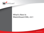 What`s New in WatchGuard SSL OS v3.1