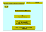 Structures and Properties of Ceramics