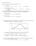 Exam 1 Sample Questions