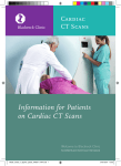 Information for Patients on Cardiac CT Scans