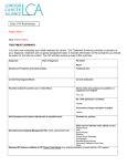 Treatment Record Summary Template