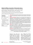 Behavioral Effects of Long-Term Antimuscarinic Use in Patients with