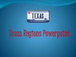 Texas Regions Powerpoint - Mr. Coach Risinger 7Y Science