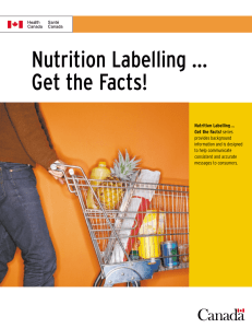 Nutrition Labelling Get the Facts!