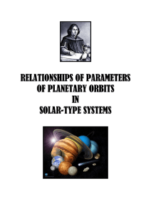 allowed planetary orbits