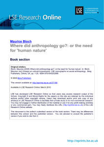 Where did anthropology go?: or the need for `human nature`