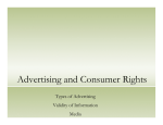 Advertising and Consumer Rights