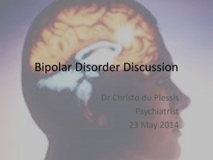 Bipolar Disorder Discussion