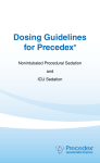 Dosing Guidelines for Precedex - American Association of Moderate