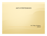 Antihypertensive Drugs