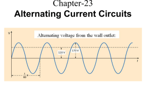 AC circuits ch 23 S2017