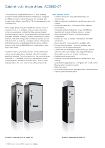 ABB industrial drives - ACS880, single drives