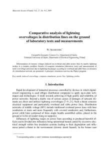 Comparative analysis of lightning overvoltages in distribution lines