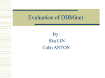 Evaluation of DBMiner
