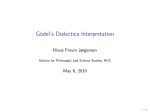 Gödel`s Dialectica Interpretation