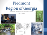 Piedmont Region of Georgia