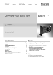 Command value signal card
