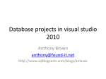 Database projects