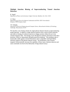 Multiple Junction Biasing of Superconducting Tunnel Junction