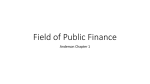 Field of Public Finance