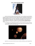 Lab 7: Gravity and Jupiter`s Moons