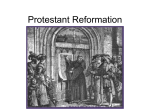 Protestant Reformation - Fort Thomas Independent Schools