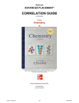 AP CHEMISTRY Chang -Chemistry 9
