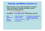 Velocity and Motion sensors (1)