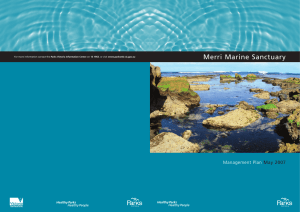 Merri Marine Sanctuary Management Plan